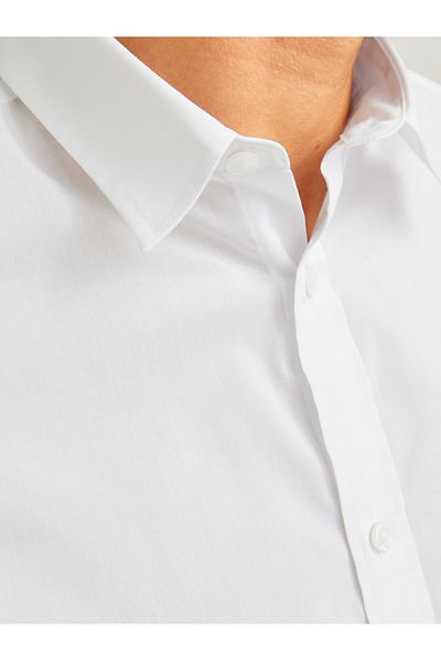 REBEL By Styli Solid Shirt with Button Cuff Detail