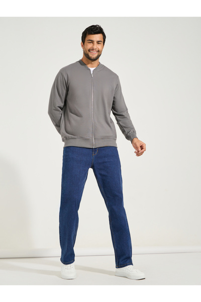 Styli Zip Through Relaxed Bomber Jacket