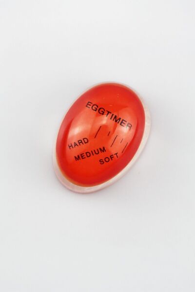 Boiled Egg Timer, egg raw and cooked observer, discoloration