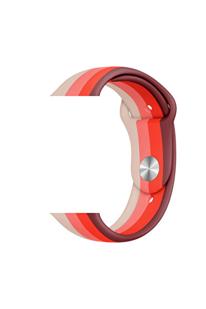 UnDePlus Apple Watch 44/45/46/49mm Kordon Gökkuşağı Kordon 2/3/4/5/6/se/7/8/9/10/11/ultra