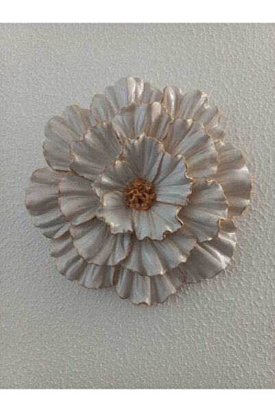 Store Dekoratif Duvar Ve Masa Çiçeği-bej-16.5x16.5cm