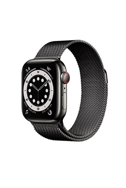 UnDePlus Apple Watch 44/45/46/49mm Kordon Milano Loop Metal Kordon 2/3/4/5/6/se/7/8/9/10/11/ultra