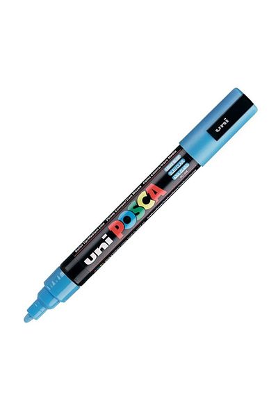 Uni Posca Pc-5M - 1.8-2.5mm Light Blue