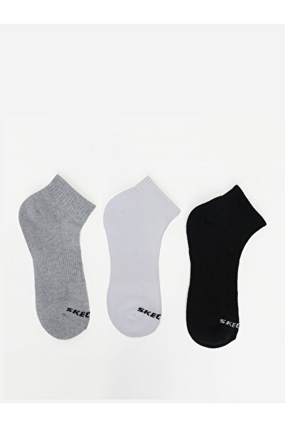 SKECHERS عبوة من 3 جوارب بطول الكاحل نصف تيري