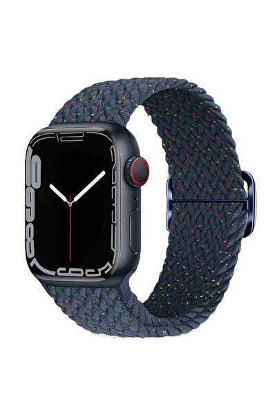 UnDePlus Apple Watch 44/45/46/49mm Kordon Örgü Tokalı Kordon 2/3/4/5/6/se/7/8/9/10/11/ultra