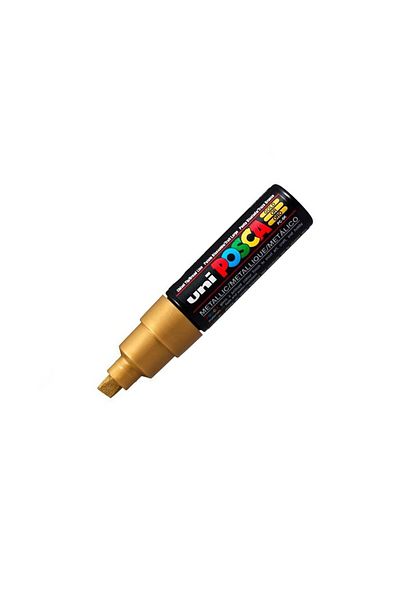 Uni Posca Pc-8K 8mm Gold Colored Pencil