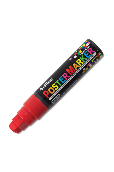 artline Poster Markörü Uç:12,0mm Kırmızı