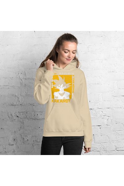 Moda Glo Unisex Kakarot Dragon Ball z Φούτερ με κουκούλα
