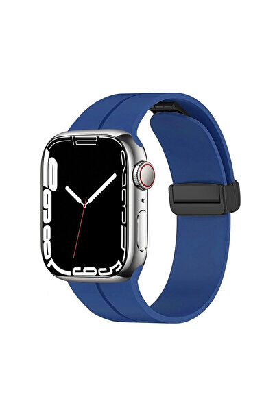 Apple Watch 44/45/46/49mm Adjustable Silicone Cord with Cord Magnet 2/3/4/5/6/se/7/8/9/10/11/ultra