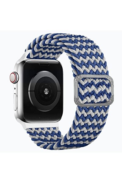 UnDePlus Apple Watch 44/45/46/49mm Kordon Örgü Tokalı Kordon 2/3/4/5/6/se/7/8/9/10/11/ultra