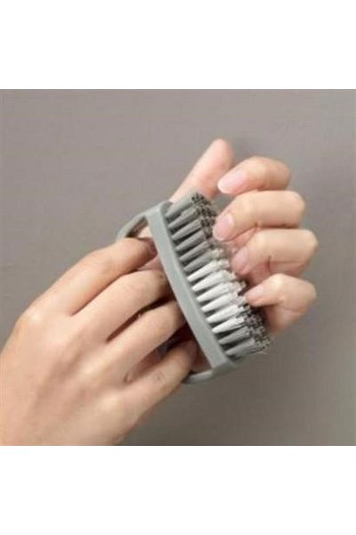 AlbiShoes Plastic Practical Nail and Clothing Collar Cleaning Brush with Handle - TP-113