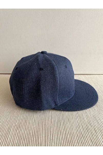 CosmoOutlet Unisex Adjustable Navy Blue Hip Hop Cap with Soldier Helmet Image