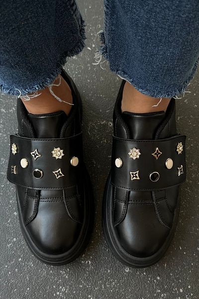 Mupa Shoes Μαύρα γυναικεία αθλητικά παπούτσια