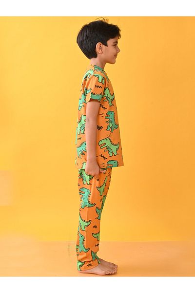 Anthrilo By Styli طقم بدلة رياضية وبيجامة بطبعة ديناصور
