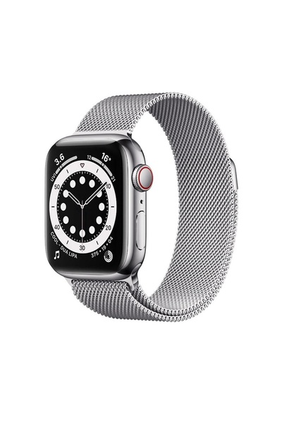 UnDePlus Apple Watch 44/45/46/49mm Kordon Milano Loop Metal Kordon 2/3/4/5/6/se/7/8/9/10/11/ultra