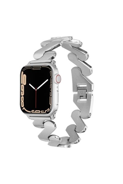 UnDePlus Apple Watch 44/45/46/49mm Kordon Metal Strap Kayış 80 2/3/4/5/6/se/7...