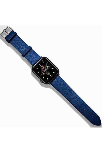 UnDePlus Apple Watch 44/45/46/49mm Kordon Deri Hermes Kordon 2/3/4/5/6/se/7/8/9/10/11/ultra