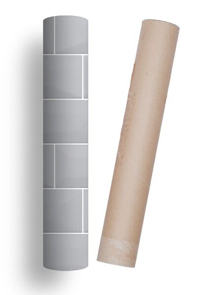 Bigaimaj Mutfak Tezgah Arası Kendinden Yapışkanlı Folyo Kaplama Fayans Taş Desen 60cmx100cm