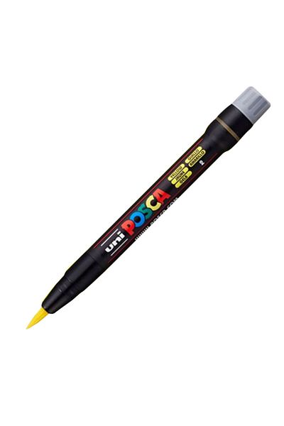 Uni Posca Pcf-35 - 3-10mm Yellow Colored Pencill