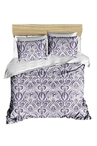 Fabeteks Leaf Pattern Digital Double Duvet Cover Set