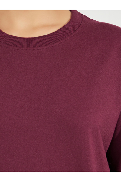 Styli Oversized Solid Longline Sweatshirt