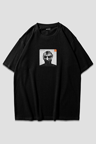 ZOKAWEAR Mf doom madvillain Μαύρο Unisex Oversize T-shirt