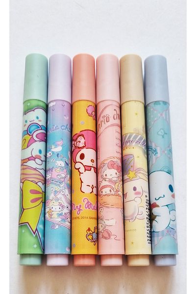 Modellino 6-Pack Kuromi Ch-521 Pastel Highlighter in Bag