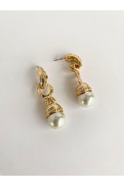 ı feel free more then ever that moment Special Design Antique Earrings with Pearls