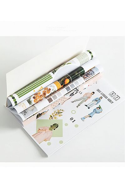 GUGUK Daily Themed 20 Page Sticker Notebook • Scrapbooking • Bullet Journal (Ggk-Dt103)