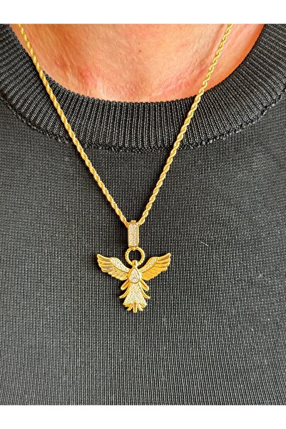 Ayça vural قلادة فينيكس من الفولاذ