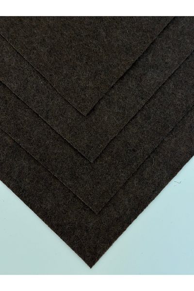 Farchel Coffee Color Meter Thin Felt Fabric - Felt 1 mm Activity Felt Colored Felt 1 Meter 100X100Cm