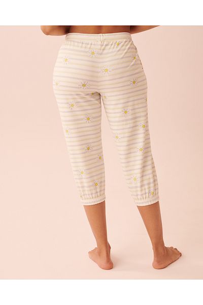 La Vie en Rose Cotton Capri