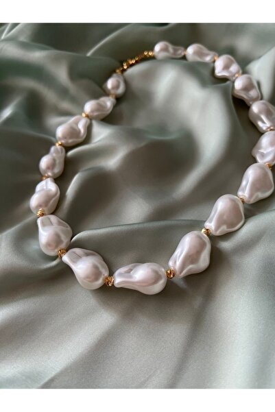 Jerberaa takı Barok Inci Kolye