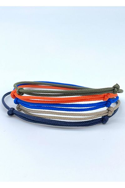 Concept HuBuTU 5-Piece Minimal Paracord Men's Rope Bracelet Set
