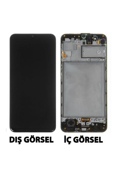 Samsung Teknonet Samsung Galaxy M31 Uyumlu Lcd+Dokunmatik+Çıtalı - Siyah