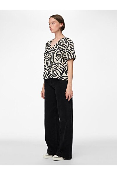 PIECES PCARLEM SS TOP VÝKRK DO V