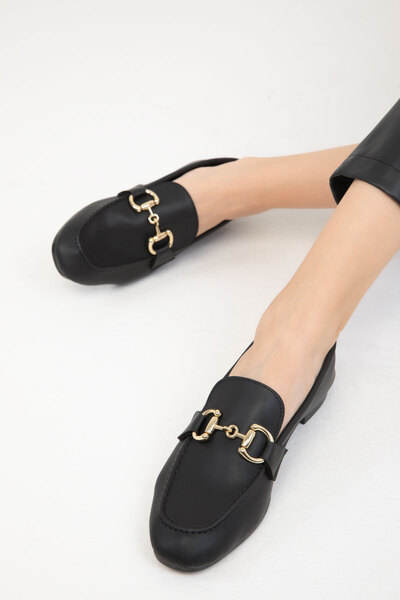 SOHO Siyah Kadın Loafer Ayakkabı 18930