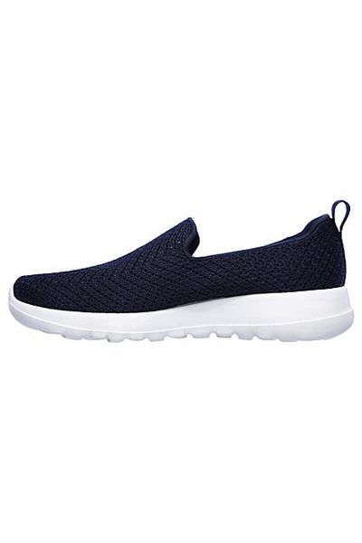 SKECHERS White Navy Walking Shoes - 124089 -Nvw