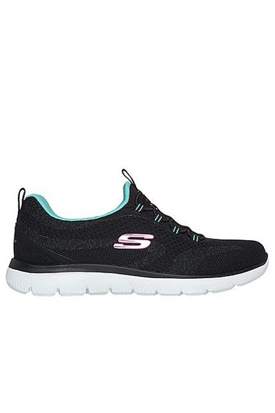SKECHERS Colorful Black Walking Shoes - 150120 -Bkmt