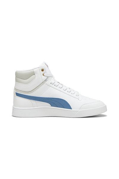 Puma Puma Shuffle Mid Shoes - White, Orange and Casual Gray