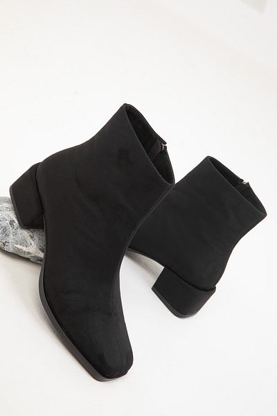 SOHO Чорні замшеві жіночі чоботи Bootie 18489