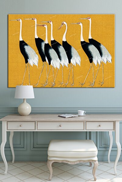 Morfil Sanat Atölyesi Ptice Elegantne ptice Dekorativna slika na platnu