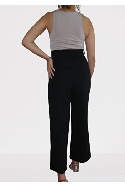 TWİN COLLECTION Black Culotte Pants