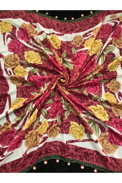 Beykan handmade Шарф Тюльбант Вишивка Крючком