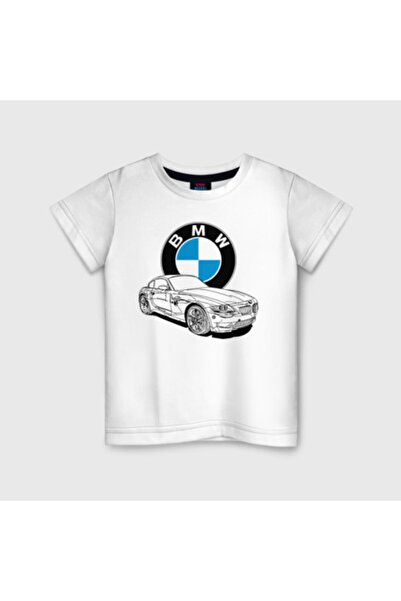 GALASHOP Bmw Logo Beyaz Çocuk Tshirt Model 2249