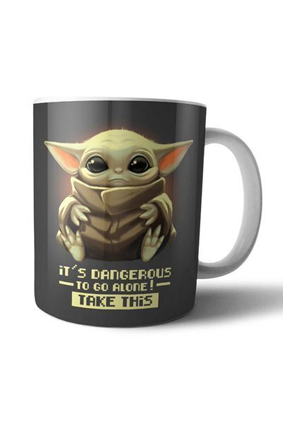Pixxa Baby Yoda Grogu The Mandalorian Mug Cup Model 10