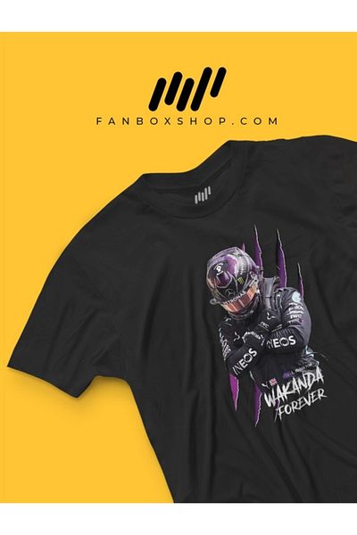 FANBOX SHOP Μπλουζάκι Lewis Hamilton Wakanda Forever