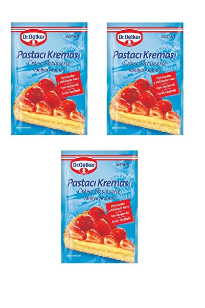 Dr. Oetker Dr.oetker Pastacı Kreması Instant Vanilya Aromalı 55 Gr X 3 Adet