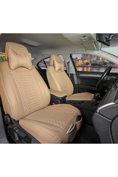 Stil مجموعة غطاء مقعد السيارة الأمامي/الخلفي الفاخر من Opel Corsa D شبه الجلدية