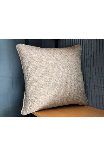 Fabricland Αποκλειστική Εισαγόμενη Ψάθινη Μπεζ Μαξιλαροθήκη 43x43cm